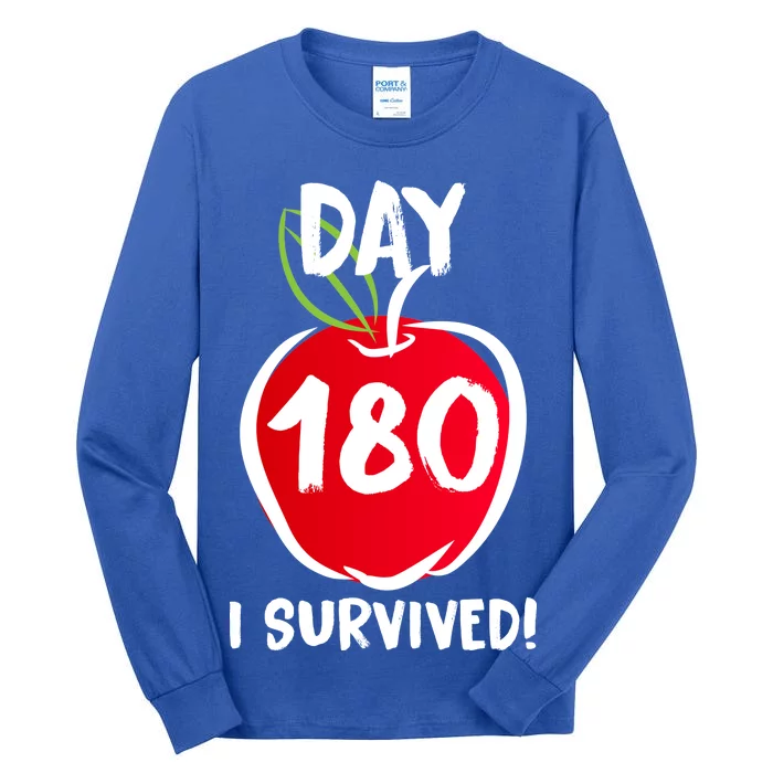 I Survived 180 Days Last Day Of School Tall Long Sleeve T-Shirt