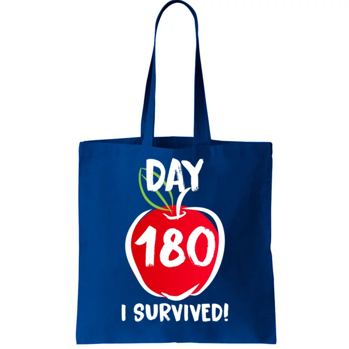 I Survived 180 Days Last Day Of School Tote Bag