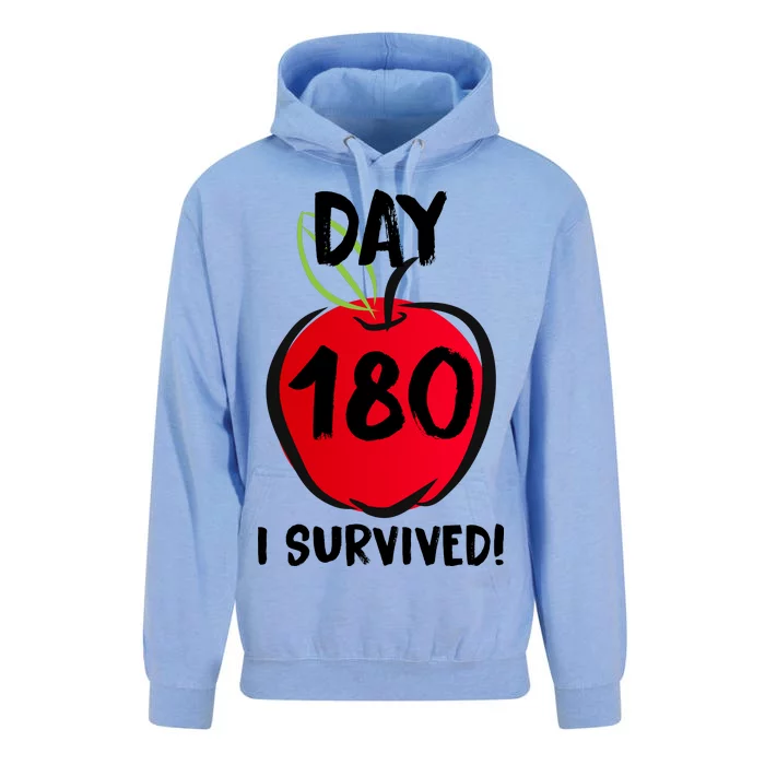 I Survived 180 Days Last Day Of School Unisex Surf Hoodie