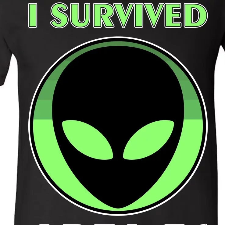 I Survived Area 51 V-Neck T-Shirt