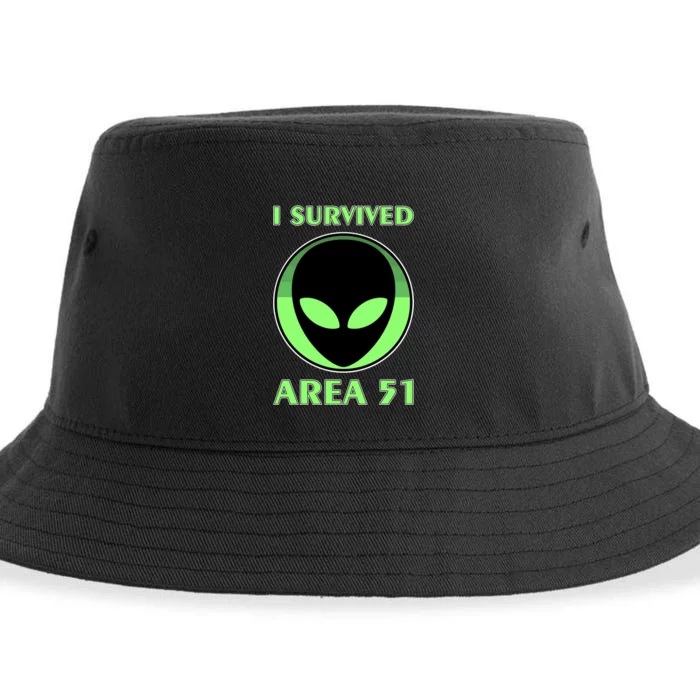 I Survived Area 51 Sustainable Bucket Hat