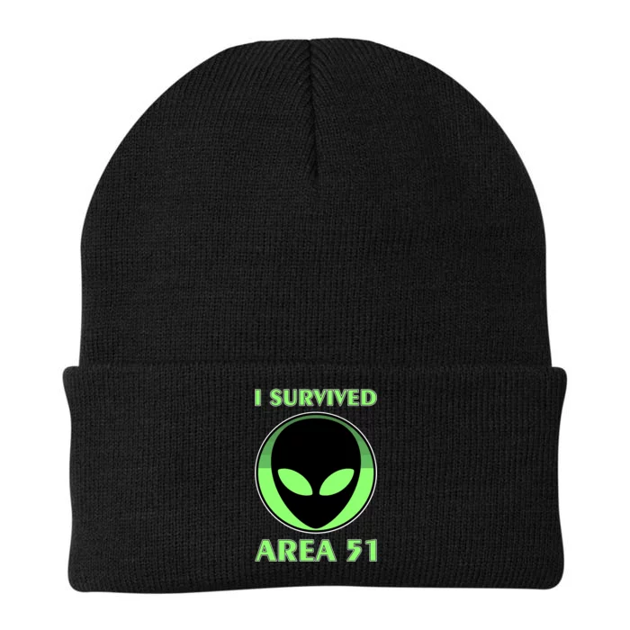 I Survived Area 51 Knit Cap Winter Beanie