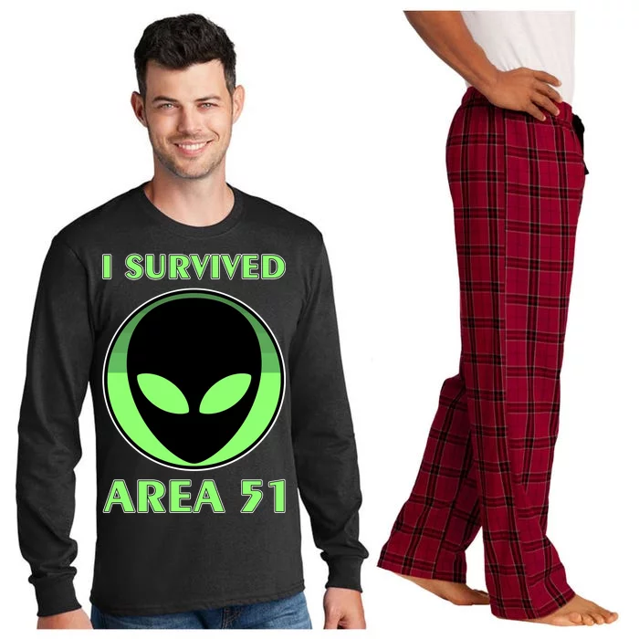 I Survived Area 51 Long Sleeve Pajama Set