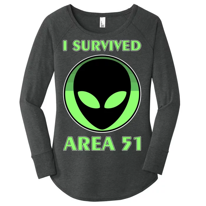 I Survived Area 51 Women's Perfect Tri Tunic Long Sleeve Shirt