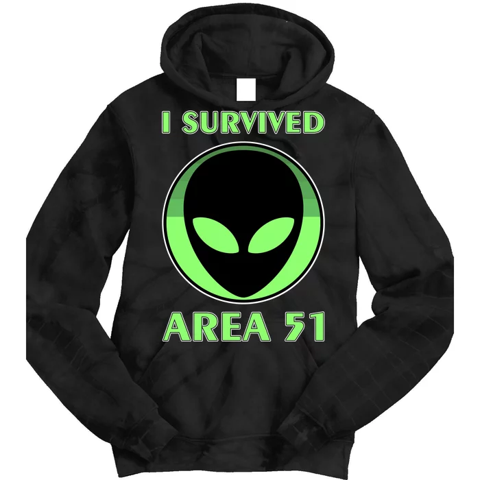 I Survived Area 51 Tie Dye Hoodie