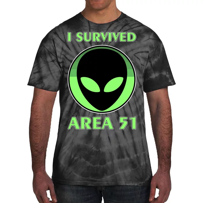 I Survived Area 51 Tie-Dye T-Shirt