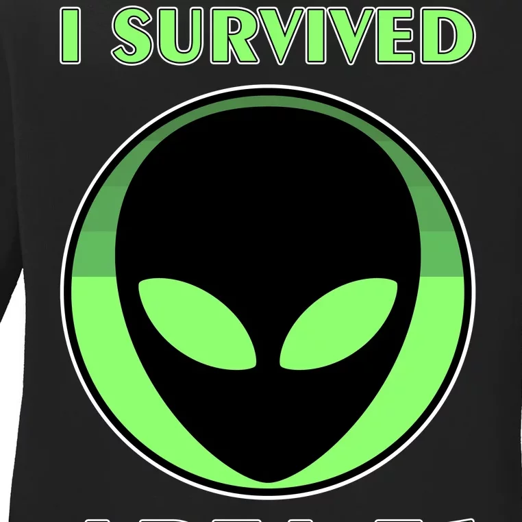 I Survived Area 51 Ladies Long Sleeve Shirt