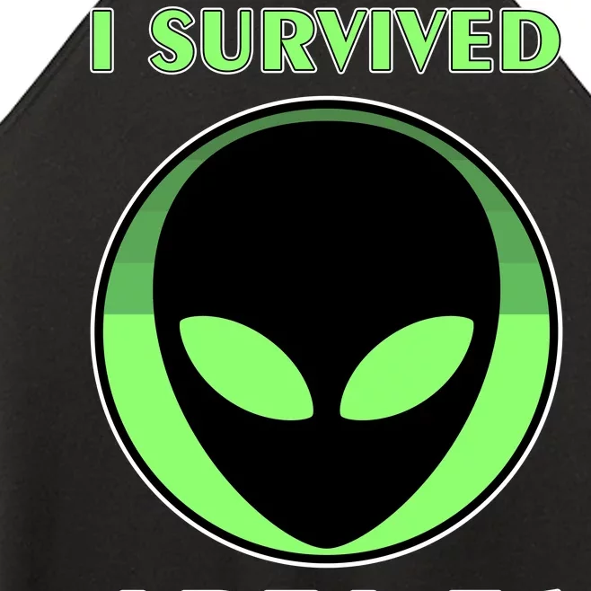 I Survived Area 51 Women’s Perfect Tri Rocker Tank