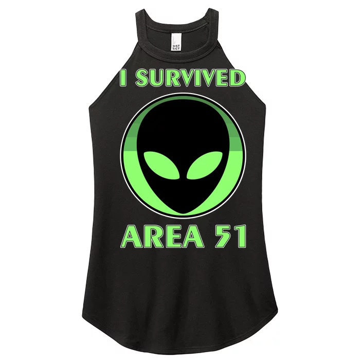 I Survived Area 51 Women’s Perfect Tri Rocker Tank