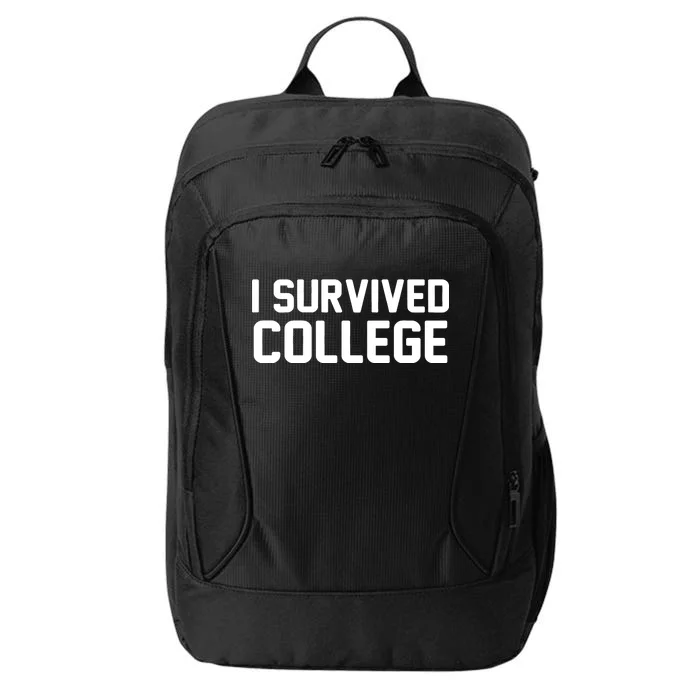 I Survived College City Backpack