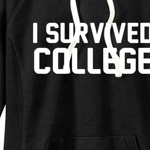 I Survived College Women's Fleece Hoodie