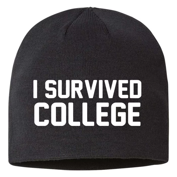 I Survived College 8 1/2in Sustainable Knit Beanie