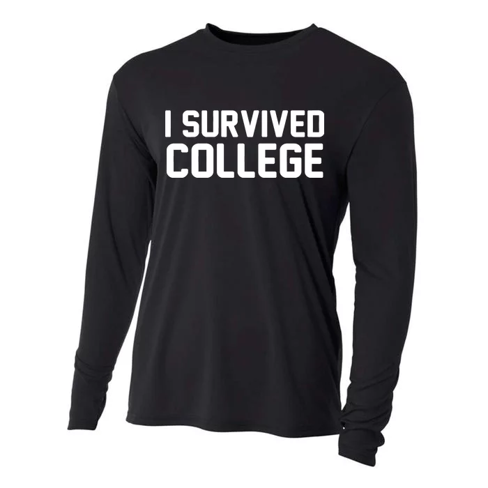 I Survived College Cooling Performance Long Sleeve Crew