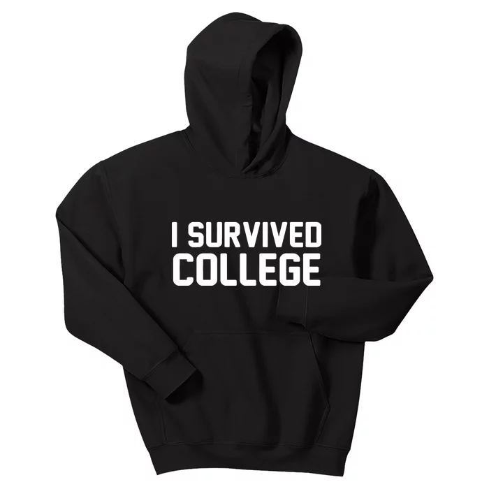 I Survived College Kids Hoodie