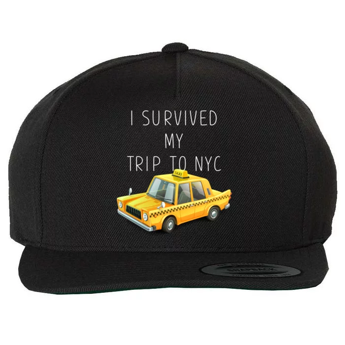 I Survived My Trip To NYC Wool Snapback Cap