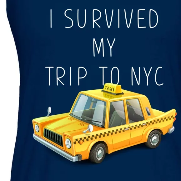 I Survived My Trip To NYC Ladies Essential Flowy Tank