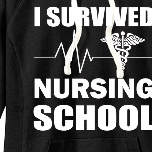 I Survived Nursing School Women's Fleece Hoodie