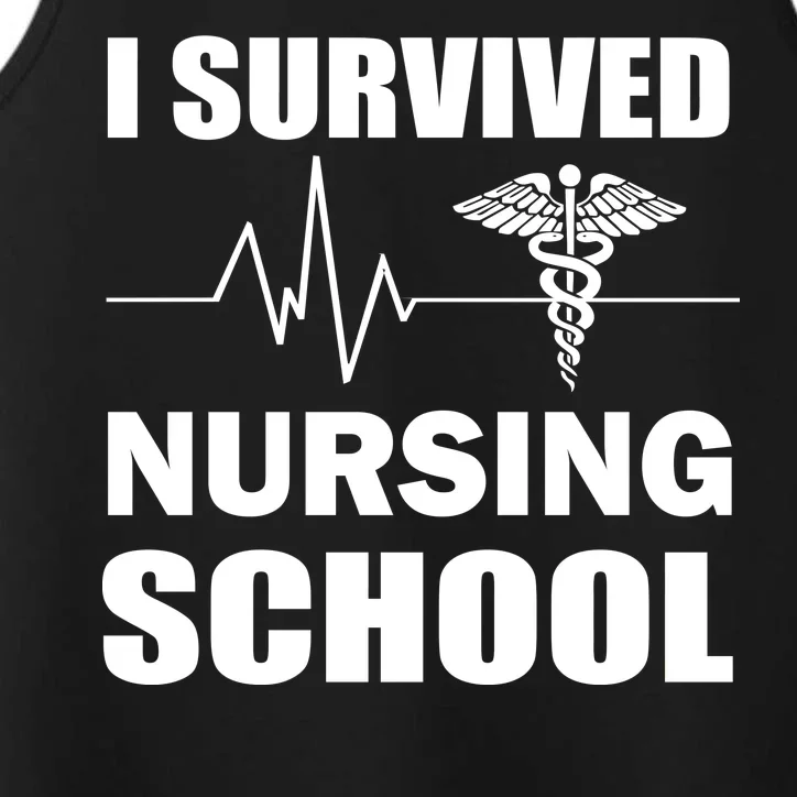 I Survived Nursing School Performance Tank