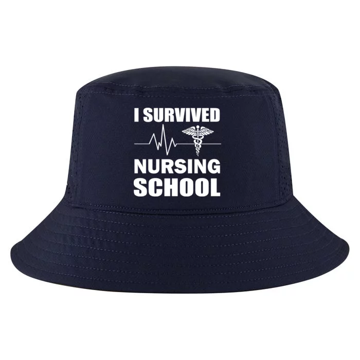 I Survived Nursing School Cool Comfort Performance Bucket Hat