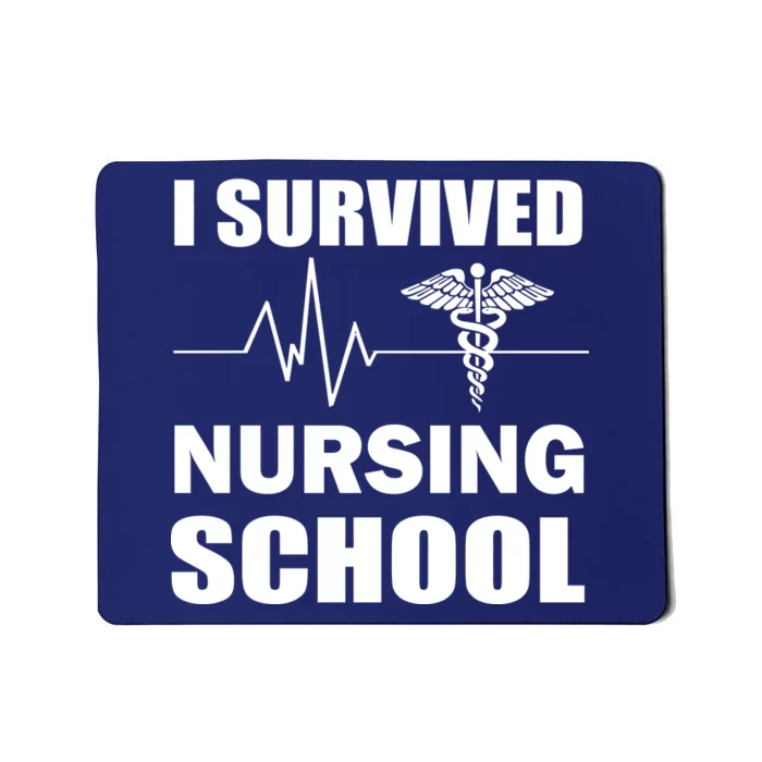 I Survived Nursing School Mousepad