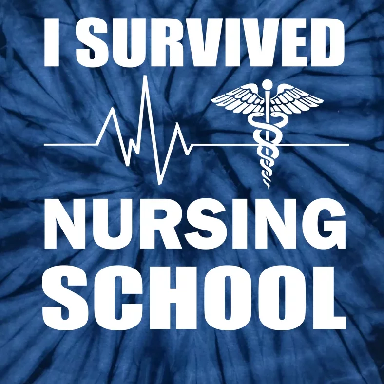 I Survived Nursing School Tie-Dye T-Shirt