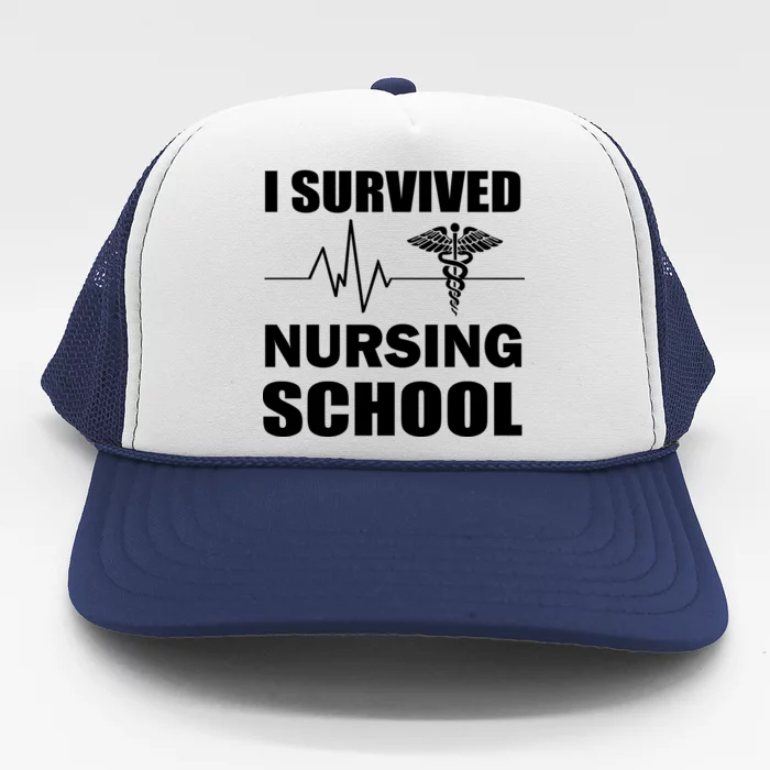 I Survived Nursing School Trucker Hat