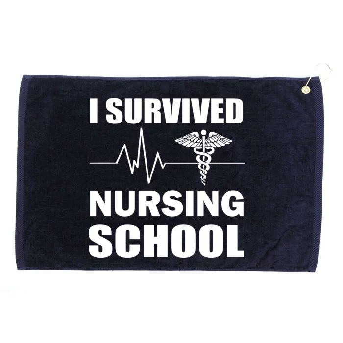 I Survived Nursing School Grommeted Golf Towel