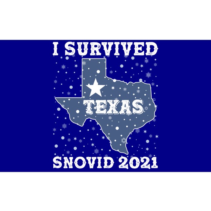 I Survived Snovid 2021Texas Snowstorm Bumper Sticker