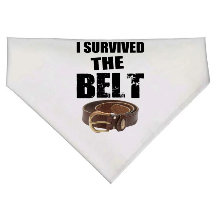 I Survived The Belt USA-Made Doggie Bandana