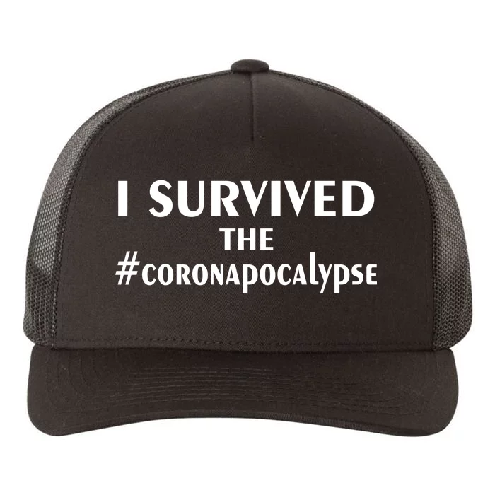 I Survived The Coronapocalypse Yupoong Adult 5-Panel Trucker Hat