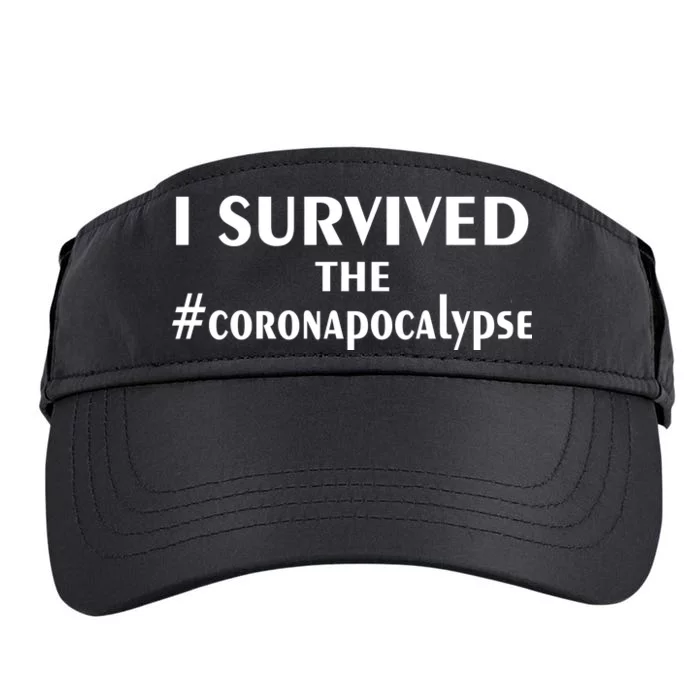 I Survived The Coronapocalypse Adult Drive Performance Visor