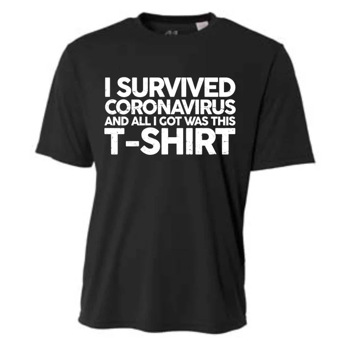 I Survived the Coronavirus and All I Got Was This Cooling Performance Crew T-Shirt