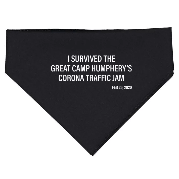 I Survived The Great Traffic Jam USA-Made Doggie Bandana