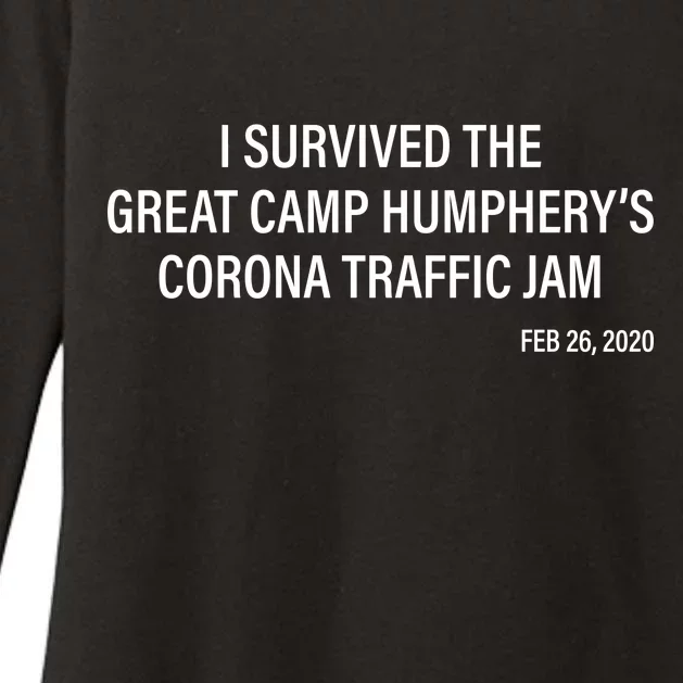 I Survived The Great Traffic Jam Womens CVC Long Sleeve Shirt