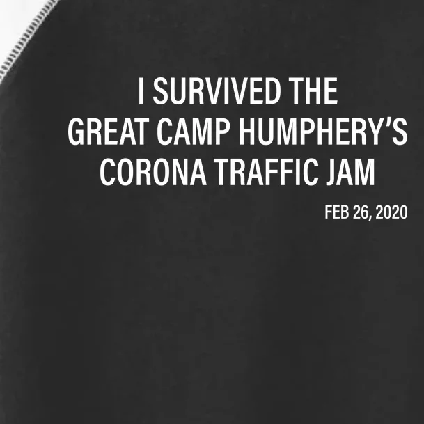 I Survived The Great Traffic Jam Toddler Fine Jersey T-Shirt