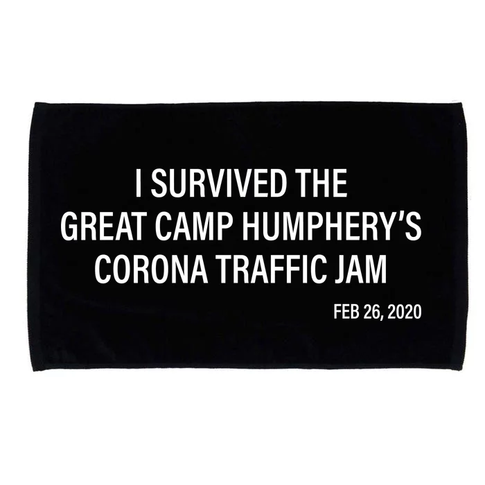 I Survived The Great Traffic Jam Microfiber Hand Towel