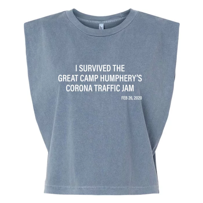 I Survived The Great Traffic Jam Garment-Dyed Women's Muscle Tee