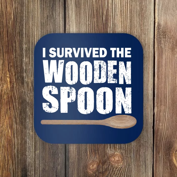 I Survived The Wooden Spoon Coaster