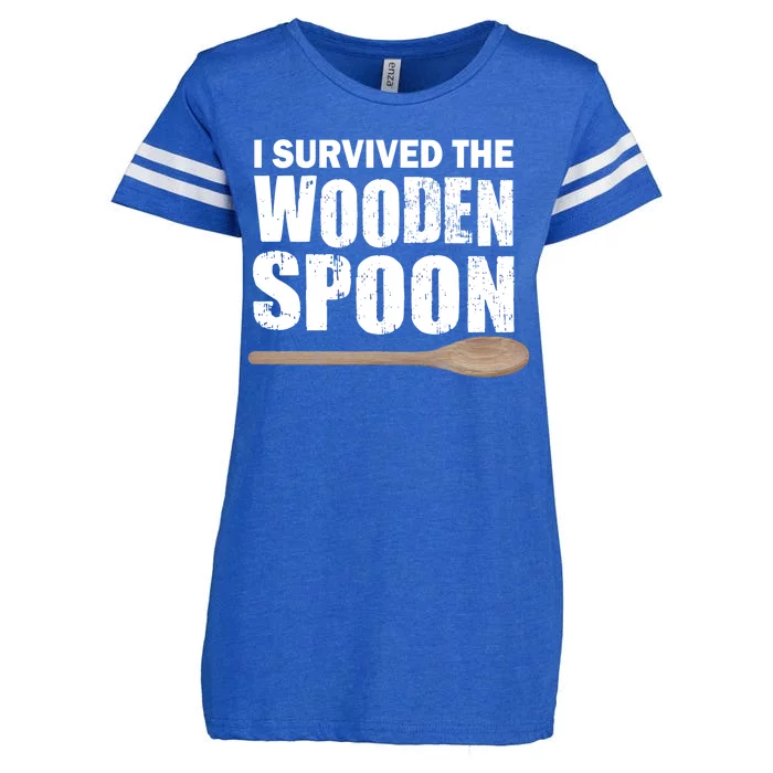 I Survived The Wooden Spoon Enza Ladies Jersey Football T-Shirt