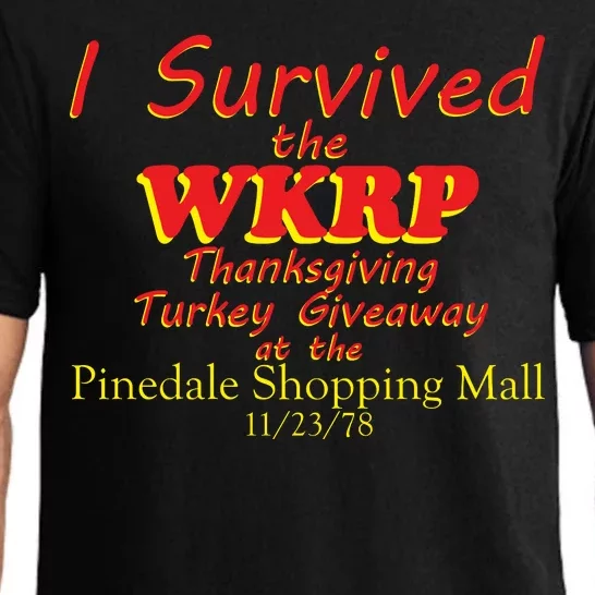 I Survived WKRP Pinedale Shopping Mall 1978 Pajama Set