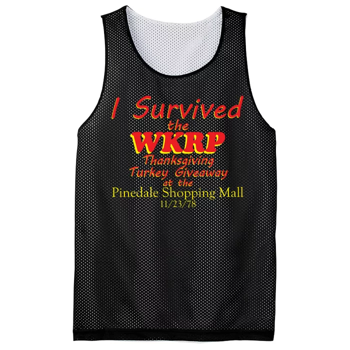 I Survived WKRP Pinedale Shopping Mall 1978 Mesh Reversible Basketball Jersey Tank