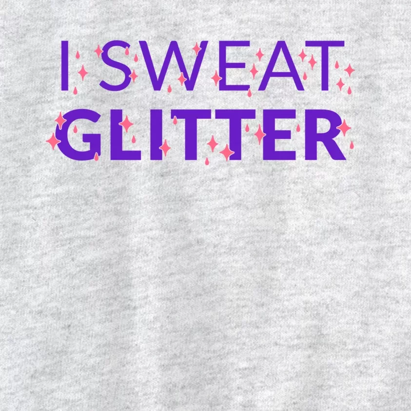 I Sweat Glitter Kids Sweatshirt