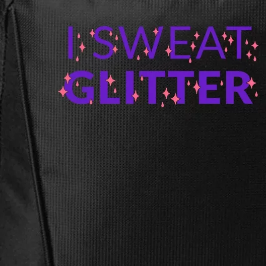 I Sweat Glitter City Backpack