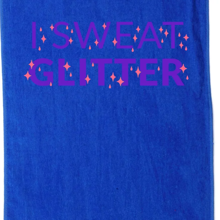 I Sweat Glitter Platinum Collection Golf Towel