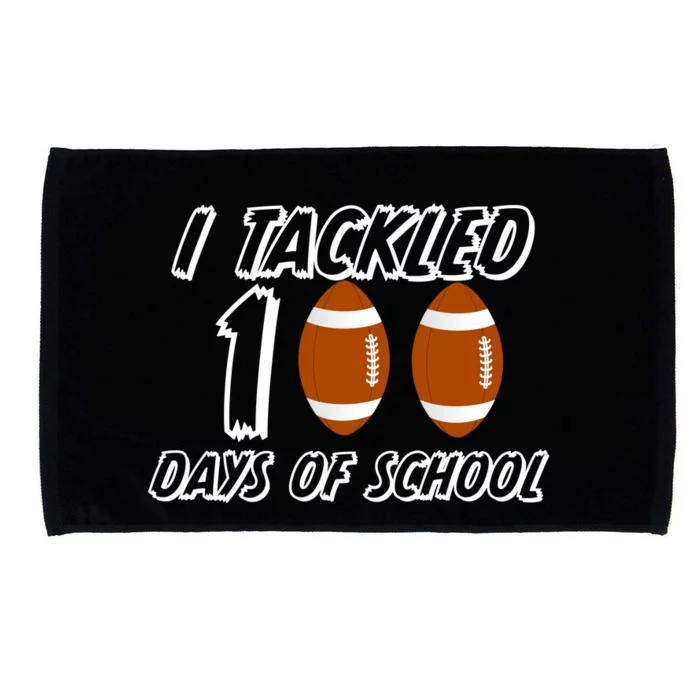 I Tackled 100 Days Of school Microfiber Hand Towel