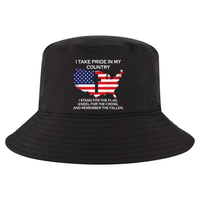 I Take Pride In My Country USA Cool Comfort Performance Bucket Hat