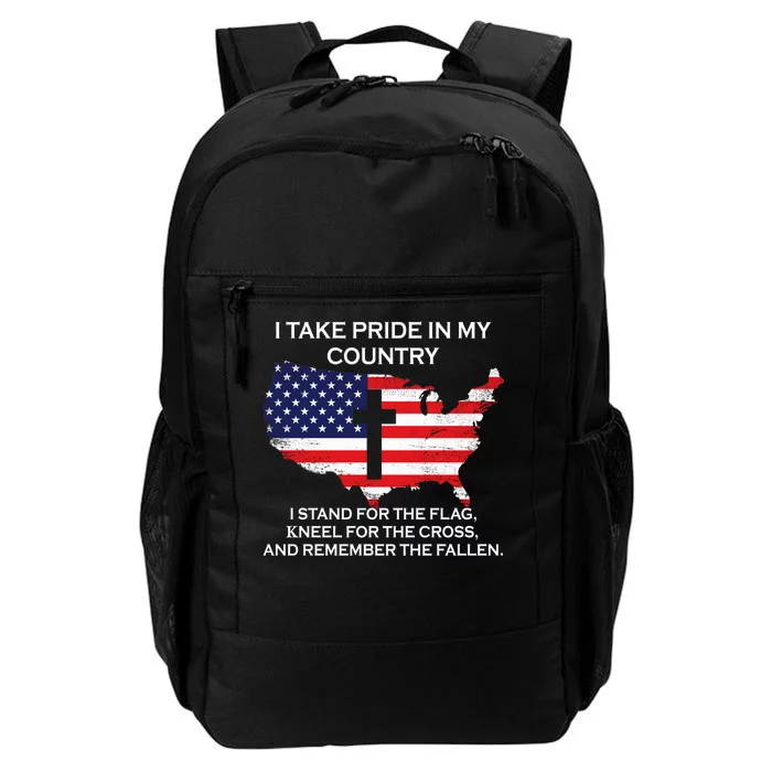 I Take Pride In My Country USA Daily Commute Backpack