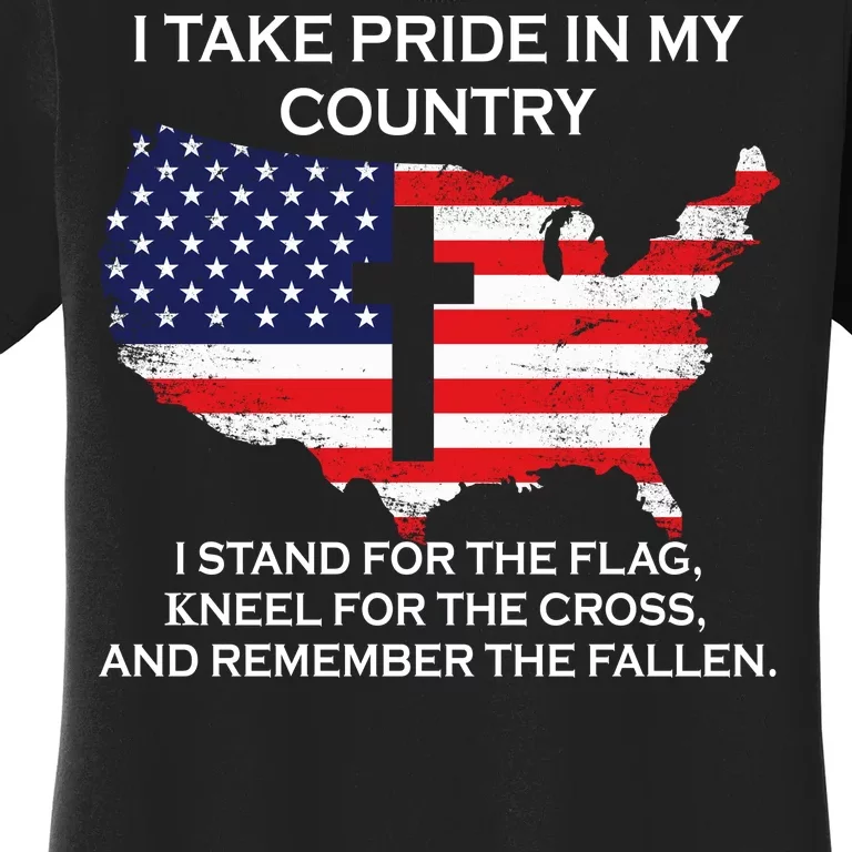 I Take Pride In My Country USA Women's T-Shirt