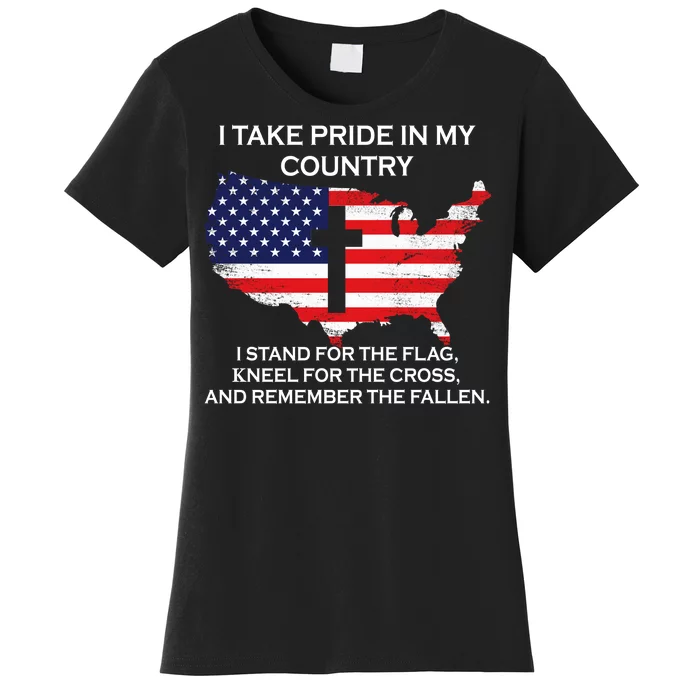 I Take Pride In My Country USA Women's T-Shirt