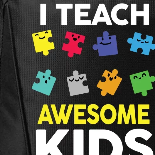 I Teach Awesome Kids City Backpack